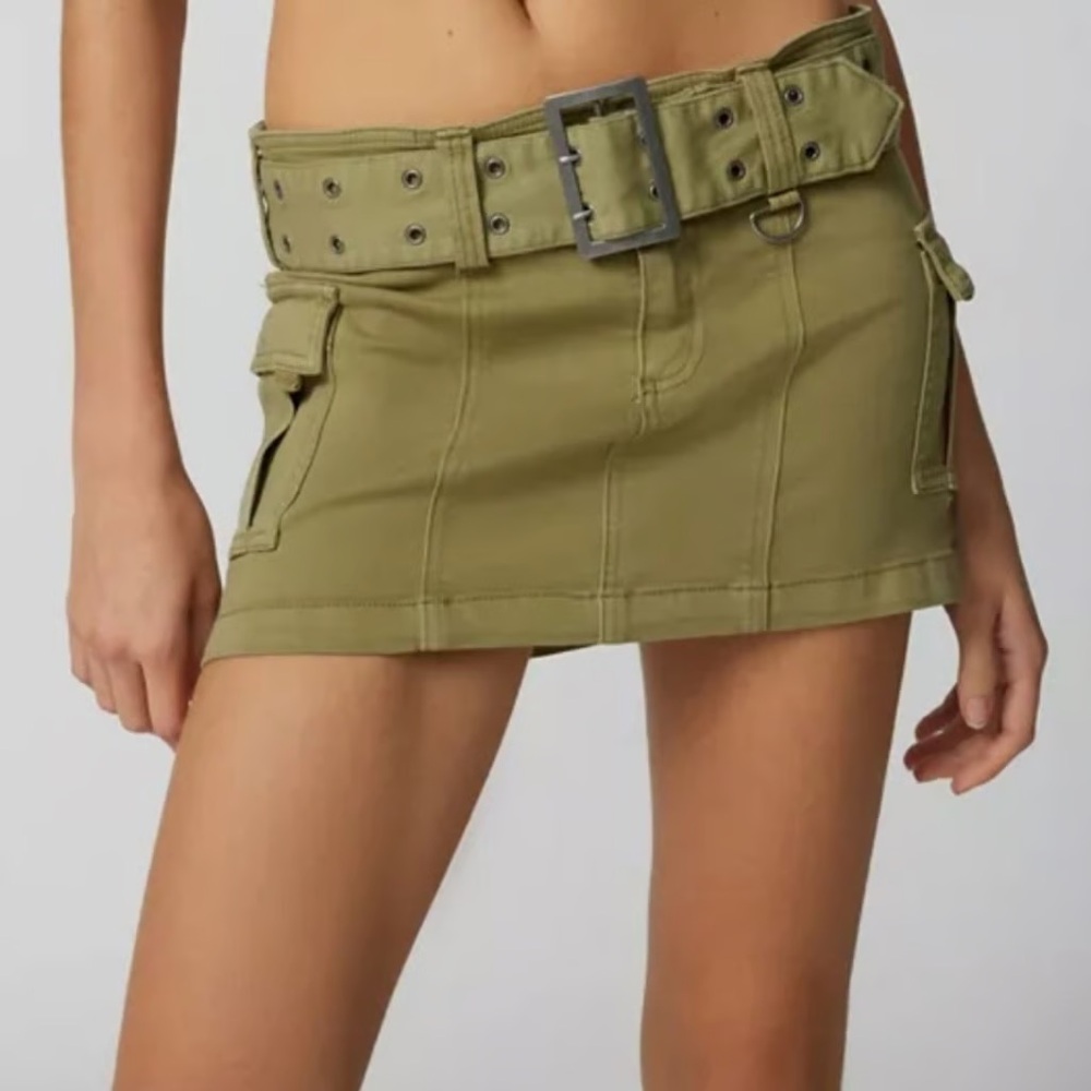 Urban outfitters Joan Belted Micro Mini Skirt (XS)